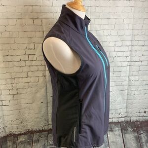 Icebreaker Merino GT Softshell Vest Sz M Full Zip Pockets Gorpcore Granola Girl